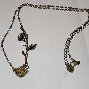 Bird flower necklace